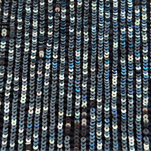 Calypso St. Barth Dark Blue Sequined Silk Tank Top - XS - excellent condition - Picture 9 of 10